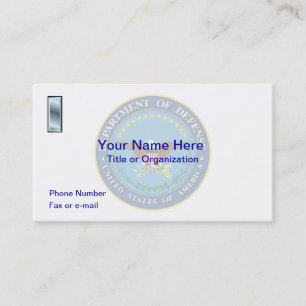 US Department of Defence O2 Business Card