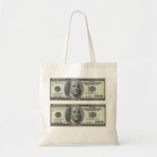Us dollar 100 front. tote bag