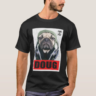 Us Doug The Pug Headphones 01 T-Shirt