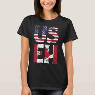 US EH American Canadian Funny Meme Quote T-Shirt