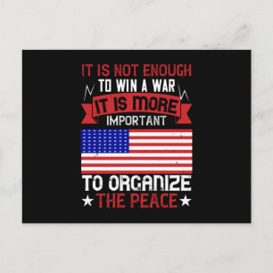 US Election - Either Peace Or Freedom Postcard