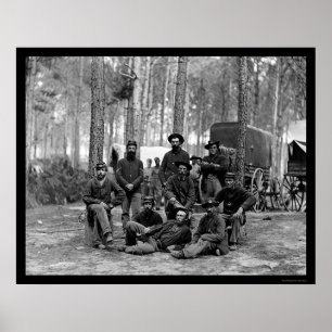 US Engineer Battalion 1864 Poster