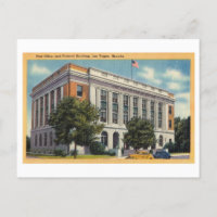 US Federal Building in Las Vegas, Nevada, Vintage
