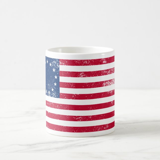 US Flag 1776 Coffee Mug (Center)