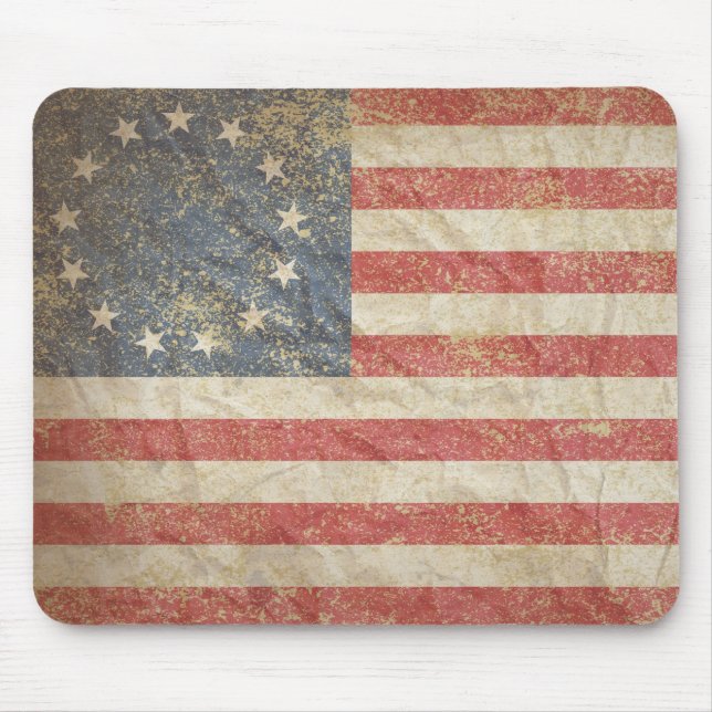 US Flag 1776 Mouse Mat (Front)
