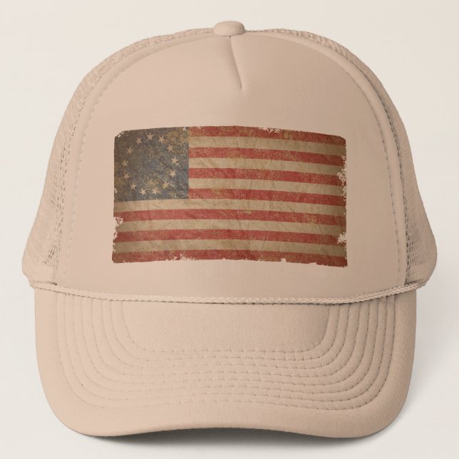 US Flag 1776 Trucker Hat (Front)