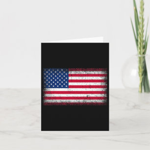 Us Flag 4th Of July Usa Flag American Flag  Card