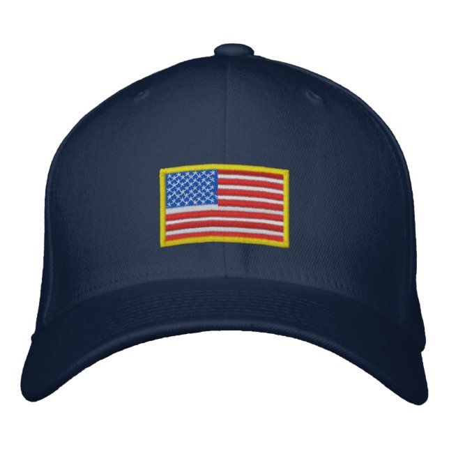 US Flag - America Embroidered Hat (Front)
