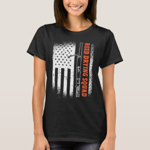 Us Flag Bassoon Player Americian Bassoonist T-Shirt