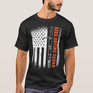 Us Flag Bassoon Player Americian Bassoonist T-Shirt