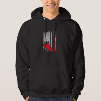 Us Flag Bull Whisperer Hoodie