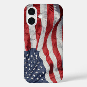 us flag iPhone 16 case