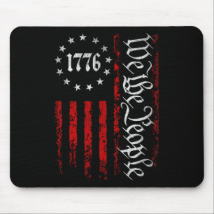 Us Flag Constitution Of The Usa Patriotic 4th Of J Mouse Mat