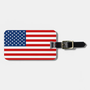 US Flag Customise Luggage Tag