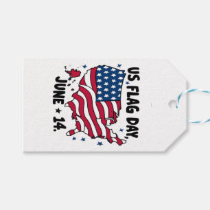 US Flag Day America's 250th Birthday - US Flag 250 Gift Tags