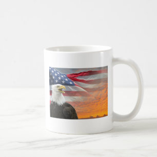 US Flag Eagle Mug