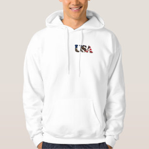 US FLAG & EAGLE USA-style Hoodie