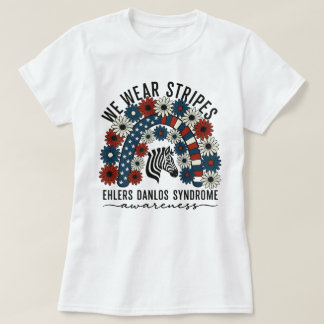 US Flag Ehlers-Danlos Syndrome 4th Of July T-Shirt
