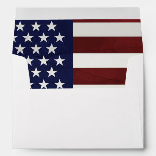 US Flag  Envelope