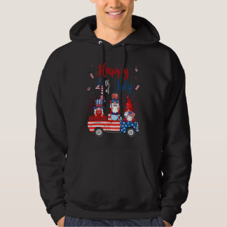 US Flag Firework Gnomes Happy 4th Of July Shirt