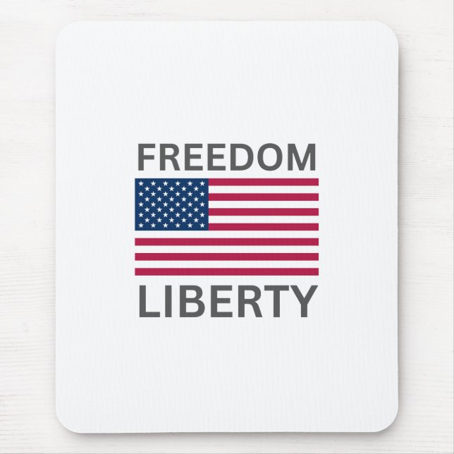 US Flag Freedom Liberty™ Mouse Pad (Front)
