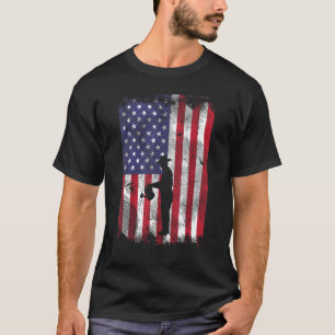 Us Flag Gardening Vintage Patriotic Gardener Men W T-Shirt