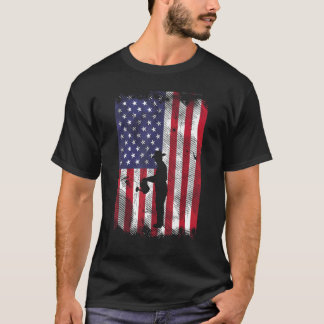 Us Flag Gardening Vintage Patriotic Gardener Men W T-Shirt