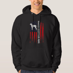 Us Flag German Shorthair Pointer Pops Pointer Dog Hoodie