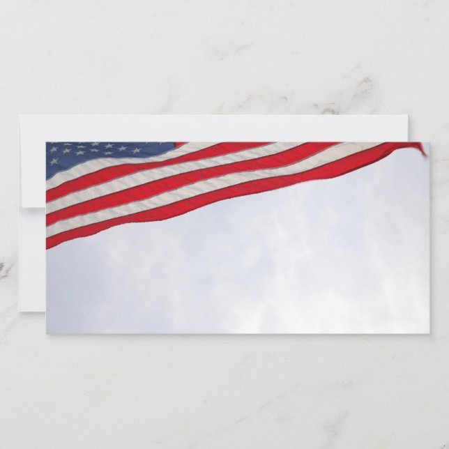 US Flag Holiday Card (Front)