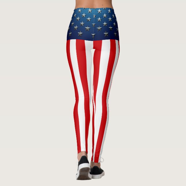 US Flag Leggings (Back)