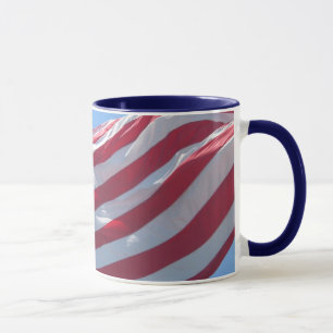 US flag mug