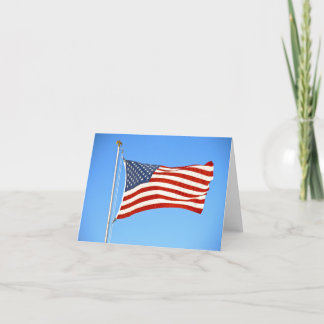 US Flag Note Card