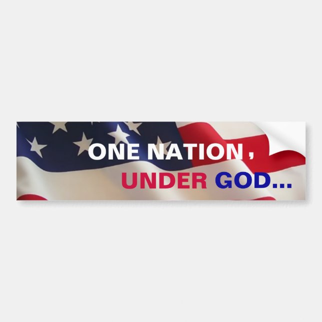 US FLAG  "OLD GLORY"  Bumper Sticker (Front)