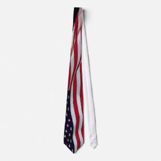US Flag Patriotic Neck Tie