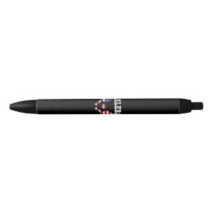 US Flag Pickleball Player Vintage Pickle Ball Love Black Ink Pen