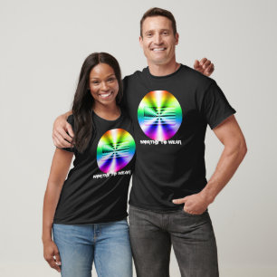 US Flag Rainbow Shield - Worthy To Wear T-Shirt