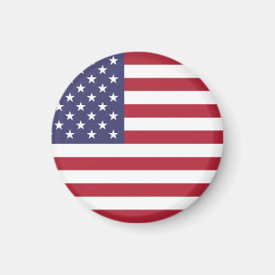 US flag red white and blue Magnet