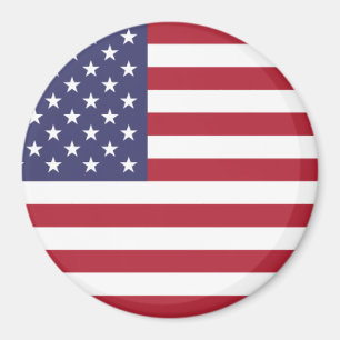 US flag red white and blue Magnet