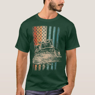 US Flag Retro Team Rafting T-Shirt