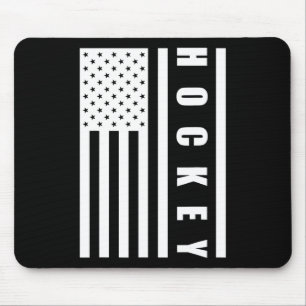 Us Flag Sport Goalie Hockey Player American Pride Mouse Mat