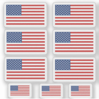 US Flag Stickers