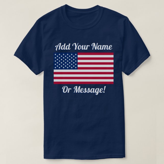 US Flag T-Shirt (Design Front)