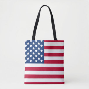 US Flag Tote Bag
