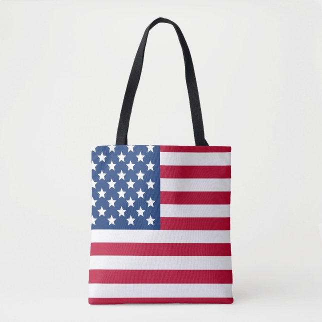 US Flag Tote Bag (Front)
