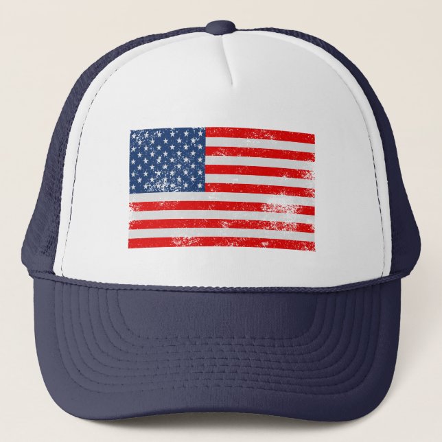 US Flag Trucker Hat (Front)