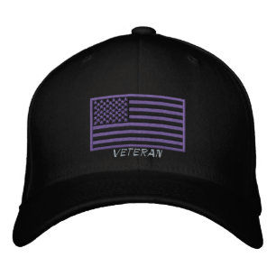 US Flag - Veteran - Worthy To Wear Embroidered Hat
