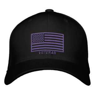 US Flag - Veteran - Worthy To Wear Embroidered Hat