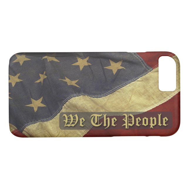 US Flag, We the People iPhone 7 case (Back (Horizontal))