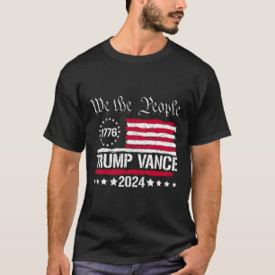 Us Flag We The People Stand With Trump Vance 2025 T-Shirt
