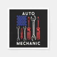 US Flag Wrench Screwdriver Workshop Mechanic Gift